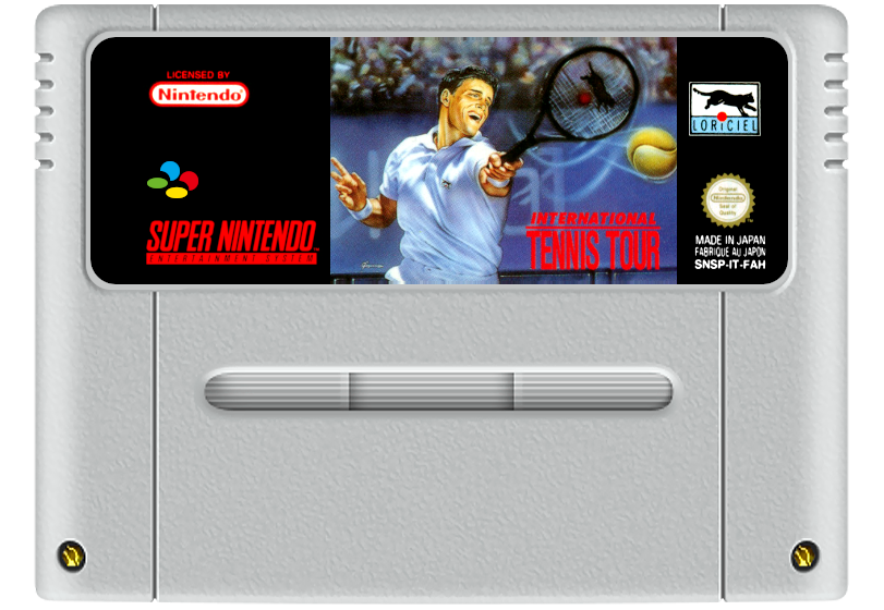 International Tennis Tour Super Nintendo Entertainment System SNES Game Cartridge PAL