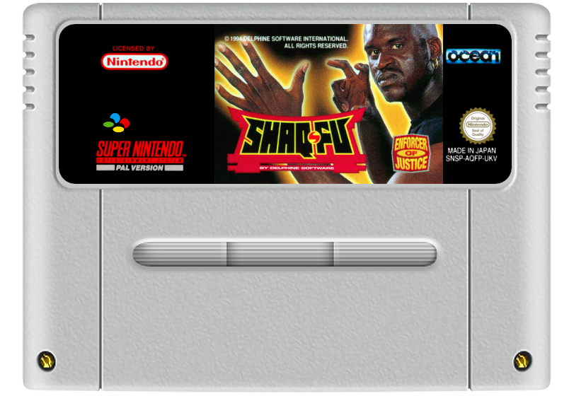 Shaq Fu Super Nintendo Entertainment System SNES Game Cartridge PAL