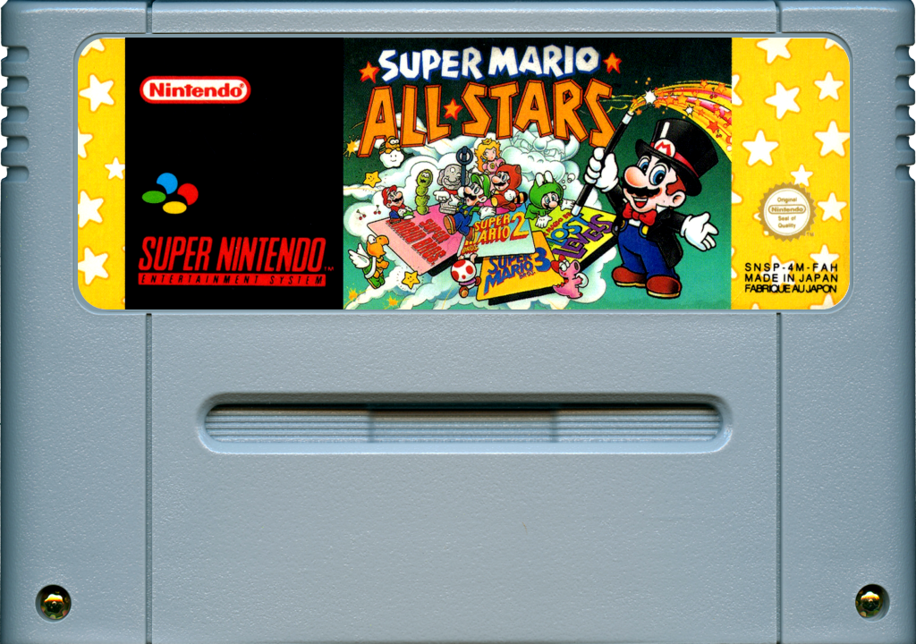 Super Mario All-Stars Super Nintendo Entertainment System SNES Game Cartridge PAL