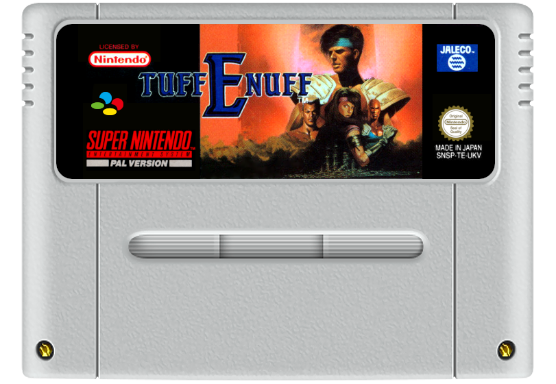 Tuff E Nuff Super Nintendo Entertainment System SNES Game Cartridge PAL