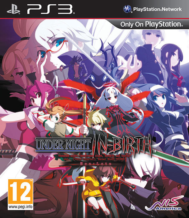 Under Night In-Birth Exe:Late Playstation 3 PS3 Game PAL