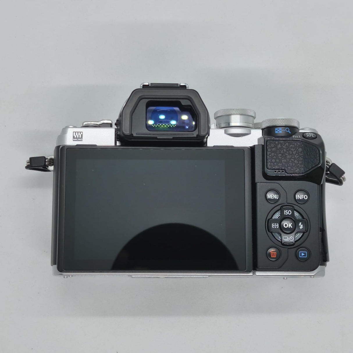 Olympus OM-D E-M10 Mark III Camera Body (Silver), Wi-Fi Enabled, 4K Video