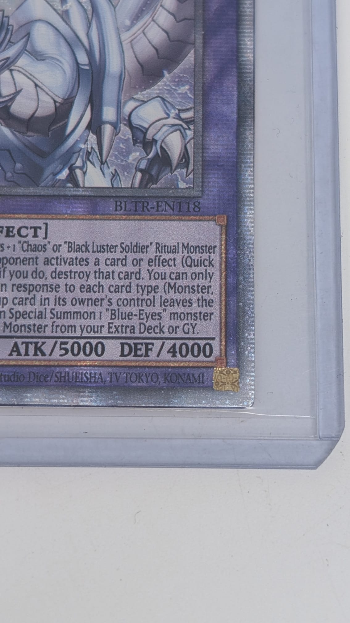 Dragon Master Magia BLTR-EN118 Quarter Century Secret Rare, 1st edition , NM