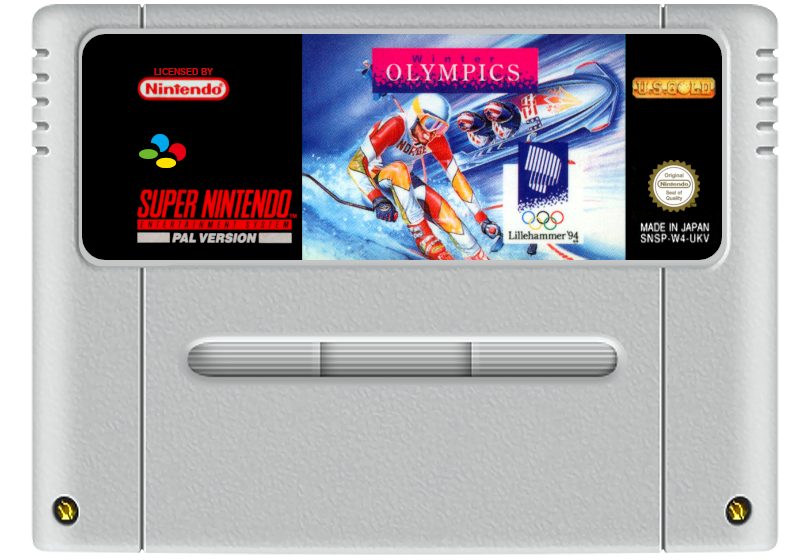 Winter Olympic Games: Lillehammer '94 Super Nintendo Entertainment System SNES Game Cartridge PAL