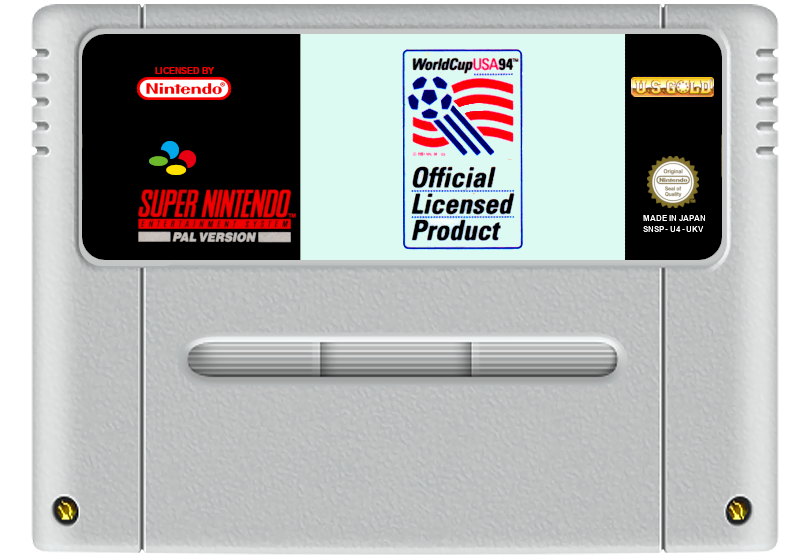 World Cup USA 94 Super Nintendo Entertainment System SNES Game Cartridge PAL