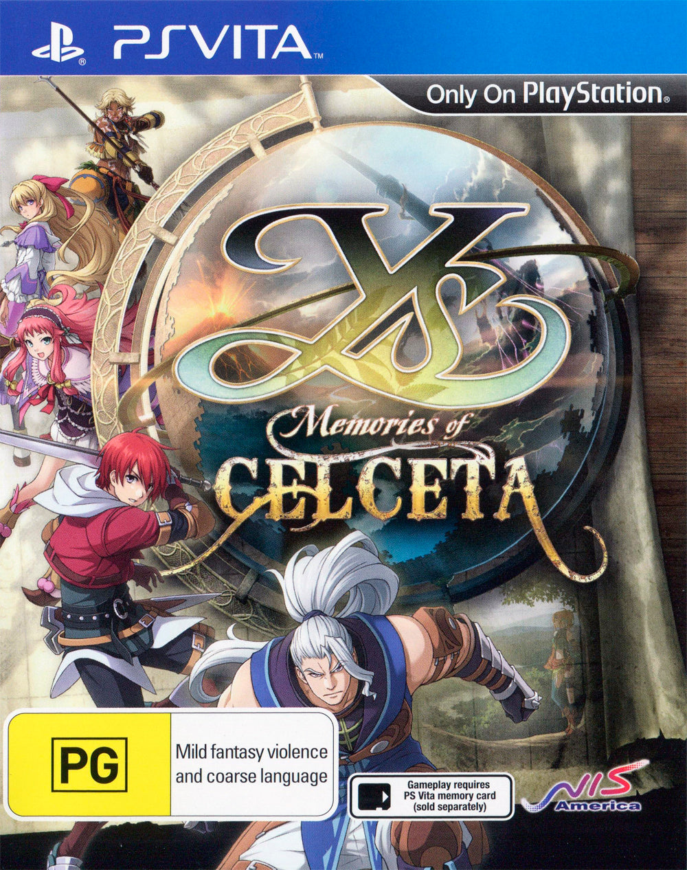 YS Memories Of Celceta Playstation Vita Game