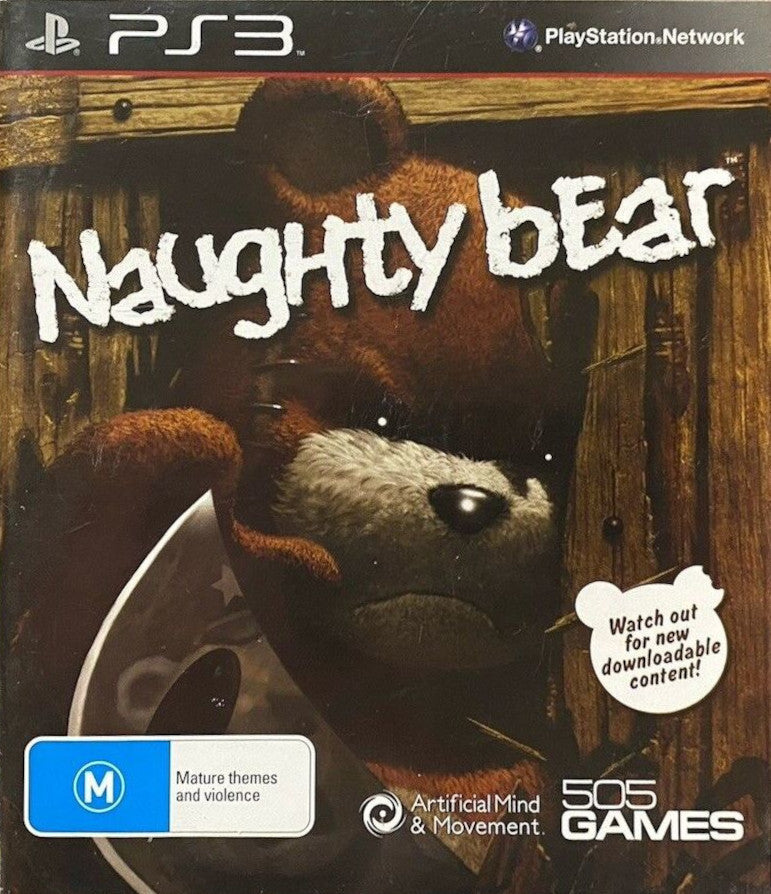 Naughty Bear Playstation 3 PS3 Game PAL