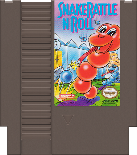 Snake Rattle n Roll Nintendo Entertainment System NES Game Cartridge PAL