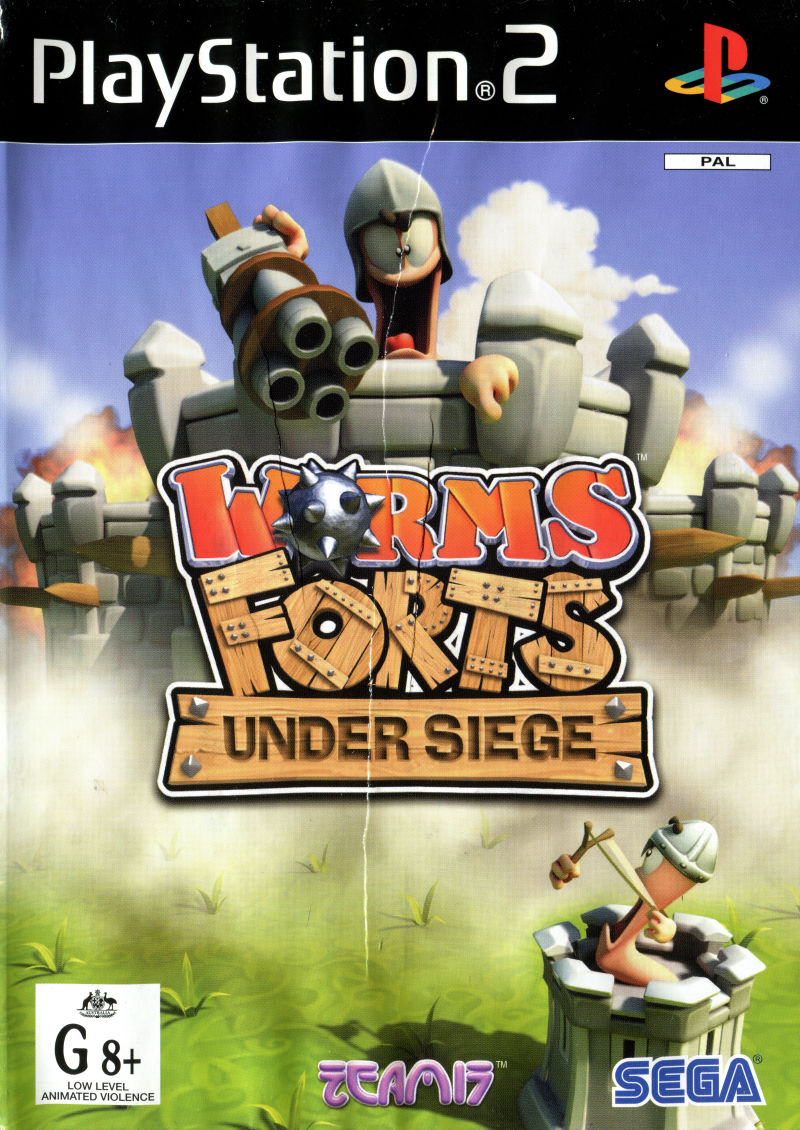 Worms Forts: Under Siege Playstation 2 PS2 Game PAL