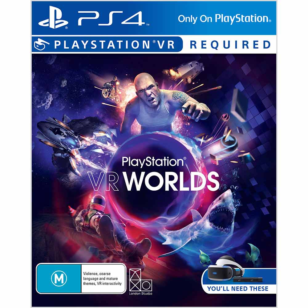 PlayStation VR Worlds PlayStation 4 PS4 Game