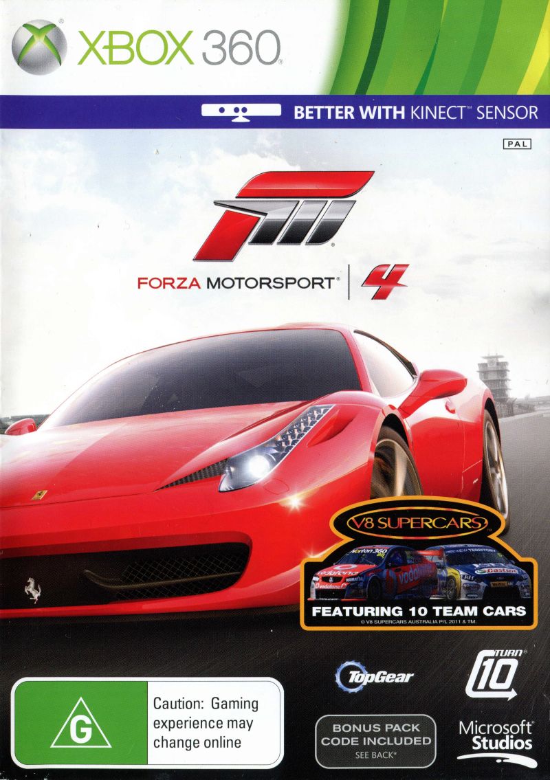 Forza Motorsport 4 Xbox 360 Game PAL
