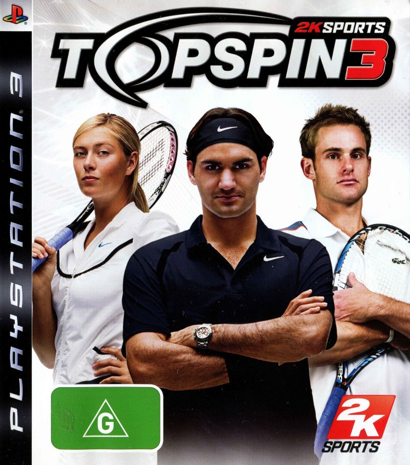 Top Spin 3 Playstation 3 PS3 Game PAL