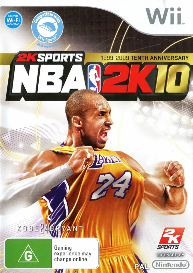 NBA 2K10 Nintendo Wii Game PAL