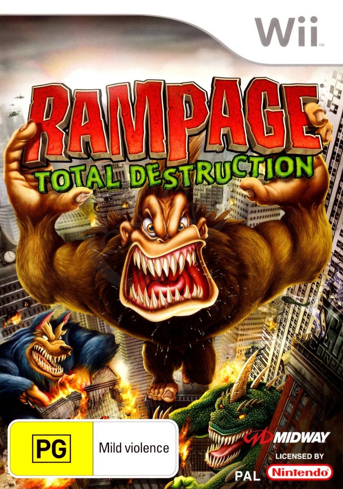 Rampage: Total Destruction Nintendo Wii Game PAL