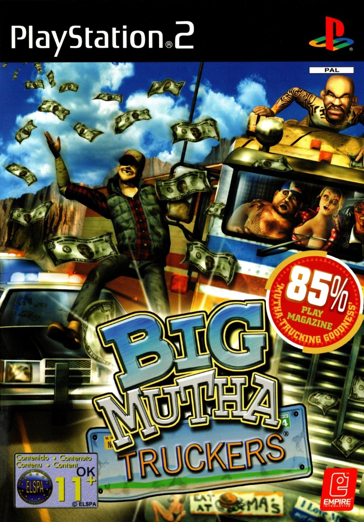 Big Mutha Truckers Playstation 2 PS2 Game PAL
