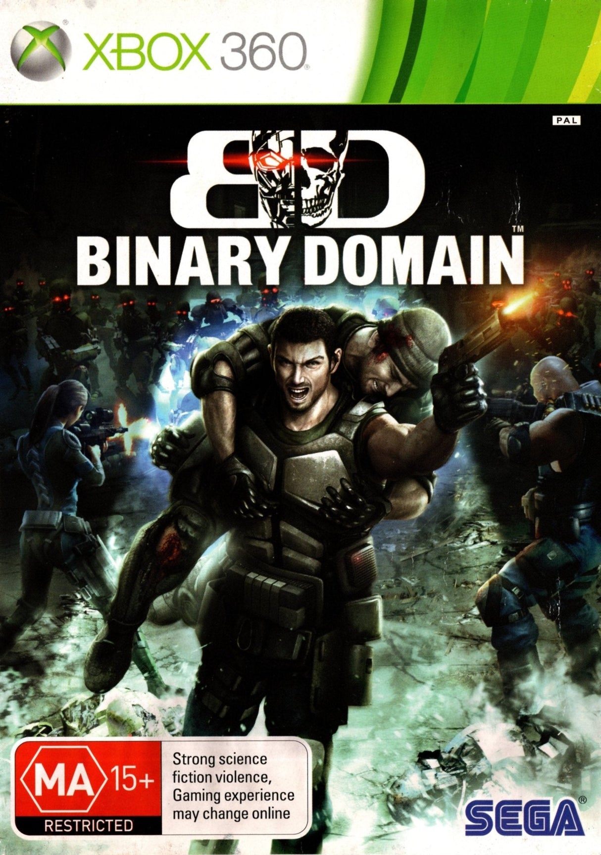 Binary Domain Xbox 360 Game PAL