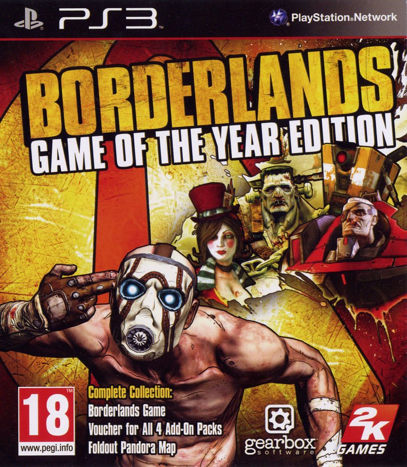 Borderlands: Game of the Year Edition Playstation 3 PS3 Game PAL