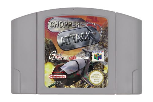 Chopper Attack Nintendo 64 N64 Game Cartridge PAL