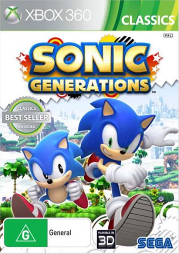 Sonic Generations Xbox 360 Game PAL