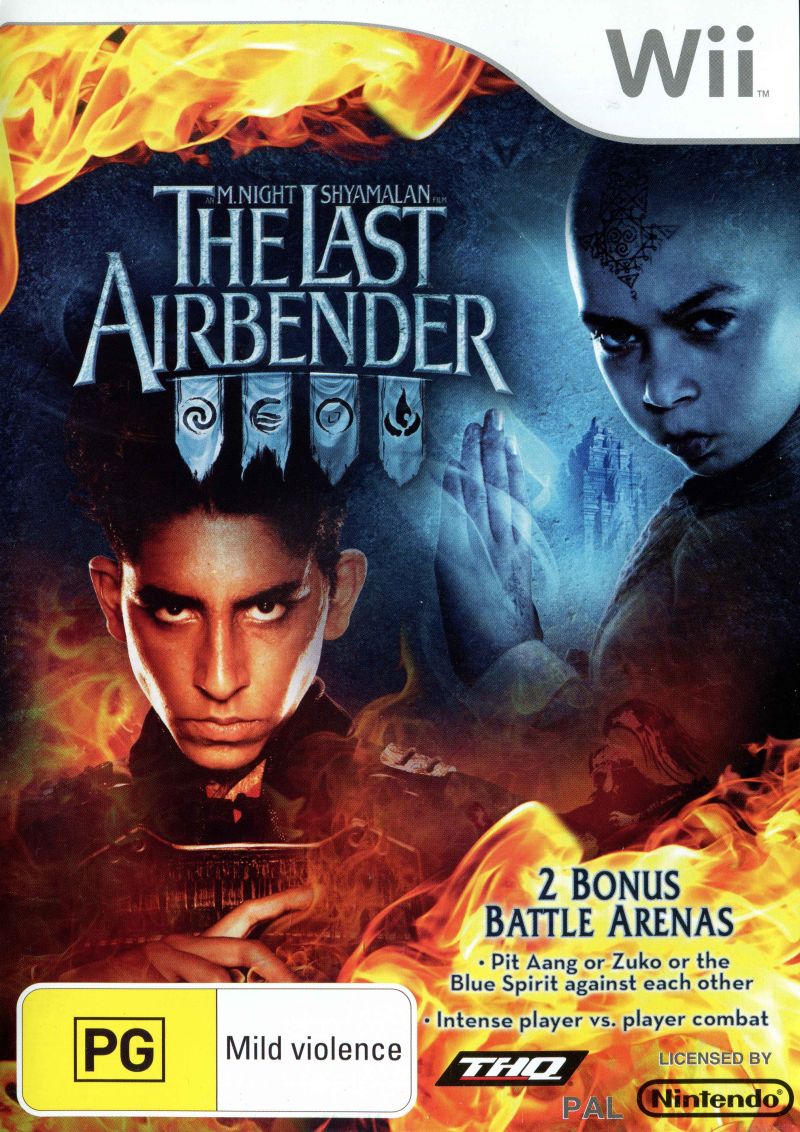 The Last Airbender Nintendo Wii Game PAL