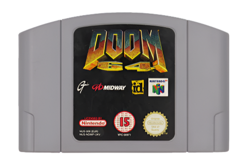 DOOM 64 Nintendo 64 N64 Game Cartridge PAL