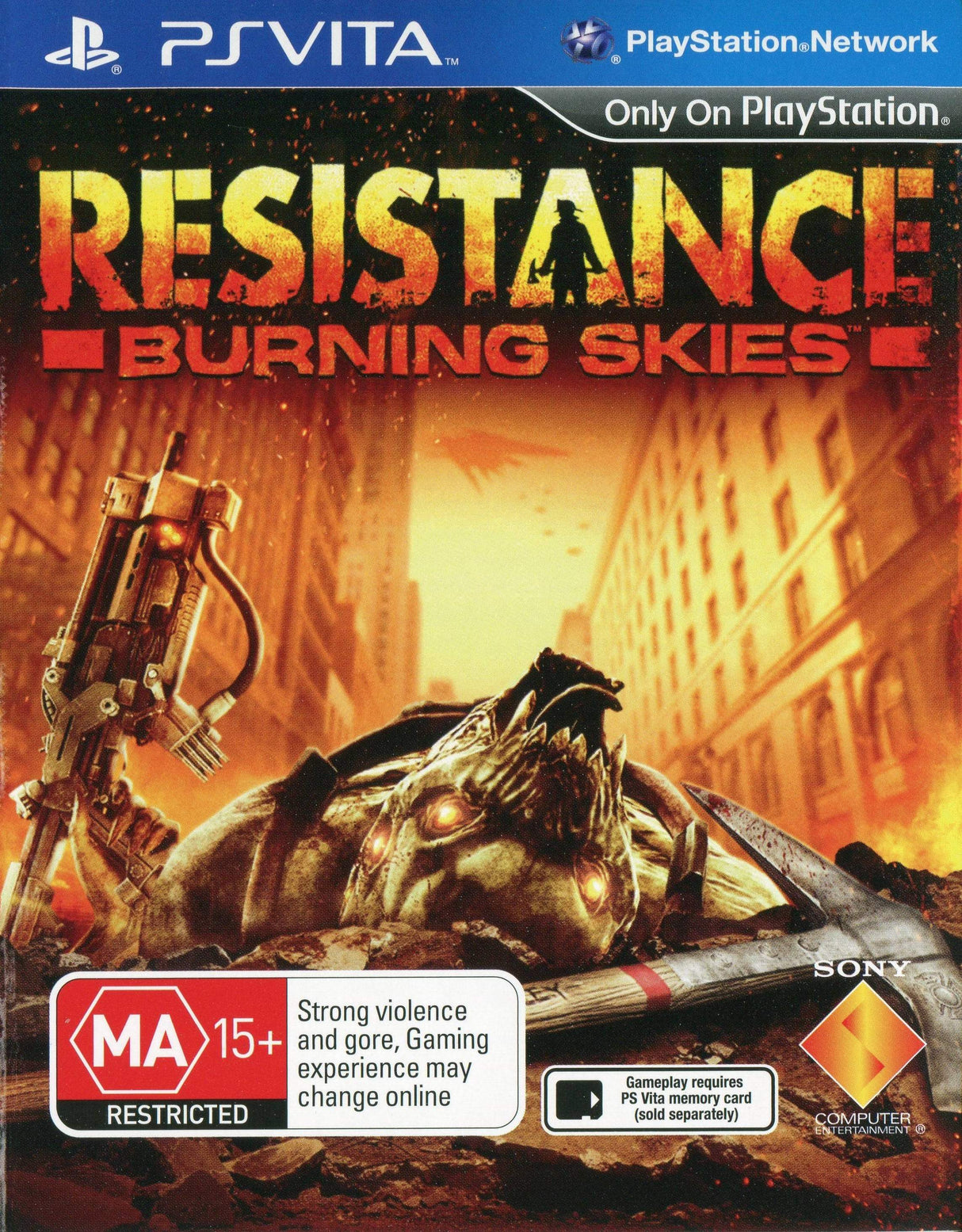 Resistance: Burning Skies Playstation Vita Game PAL