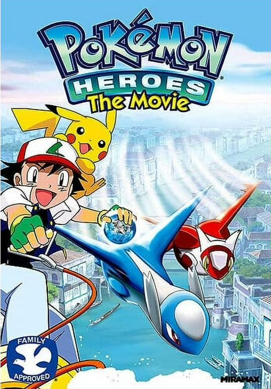 Pokemon Heroes The Movie DVD