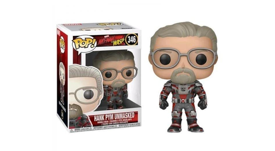 Ant-Man and The Wasp Hank Pym Unmasked #346 Funko Pop Vinyl Figure