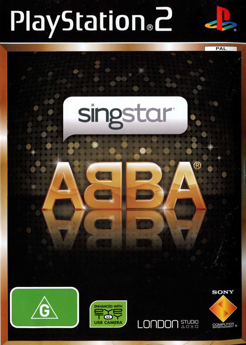 SingStar ABBA Playstation 2 PS2 Game PAL