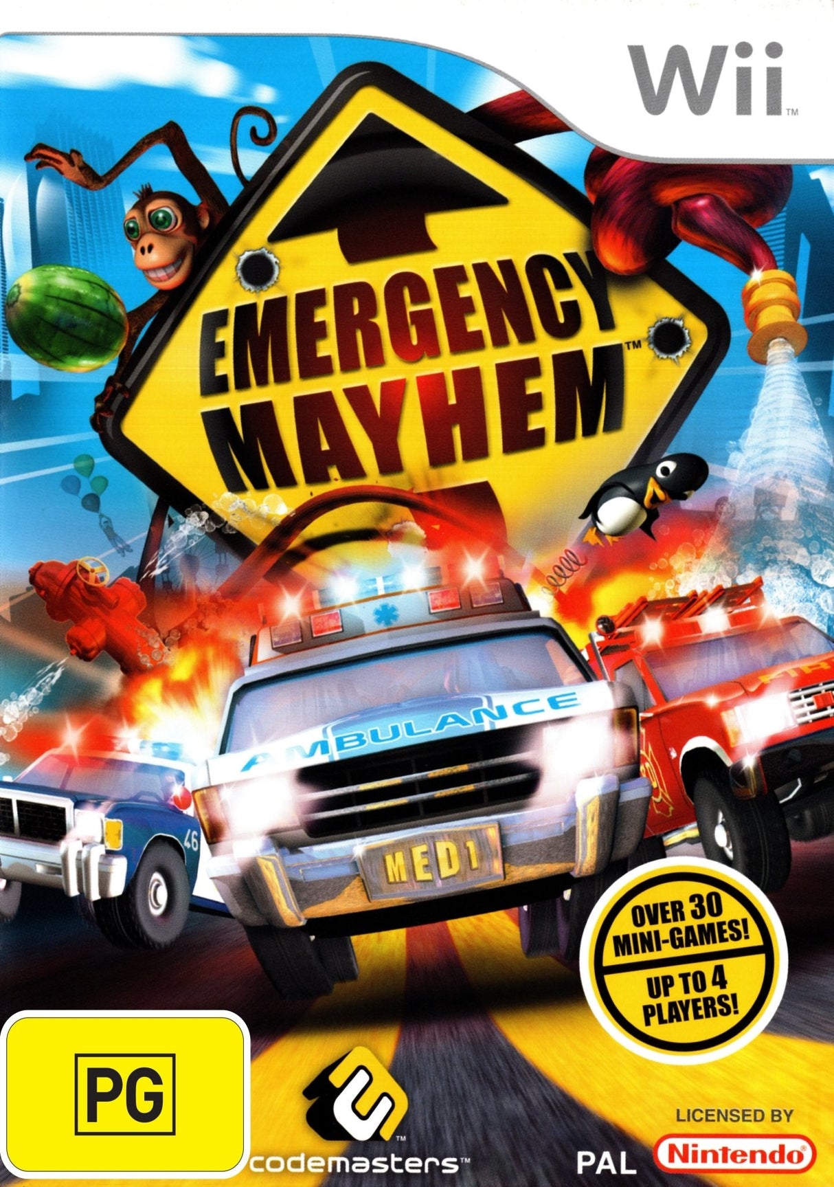 Emergency Mayhem Nintendo Wii Game PAL