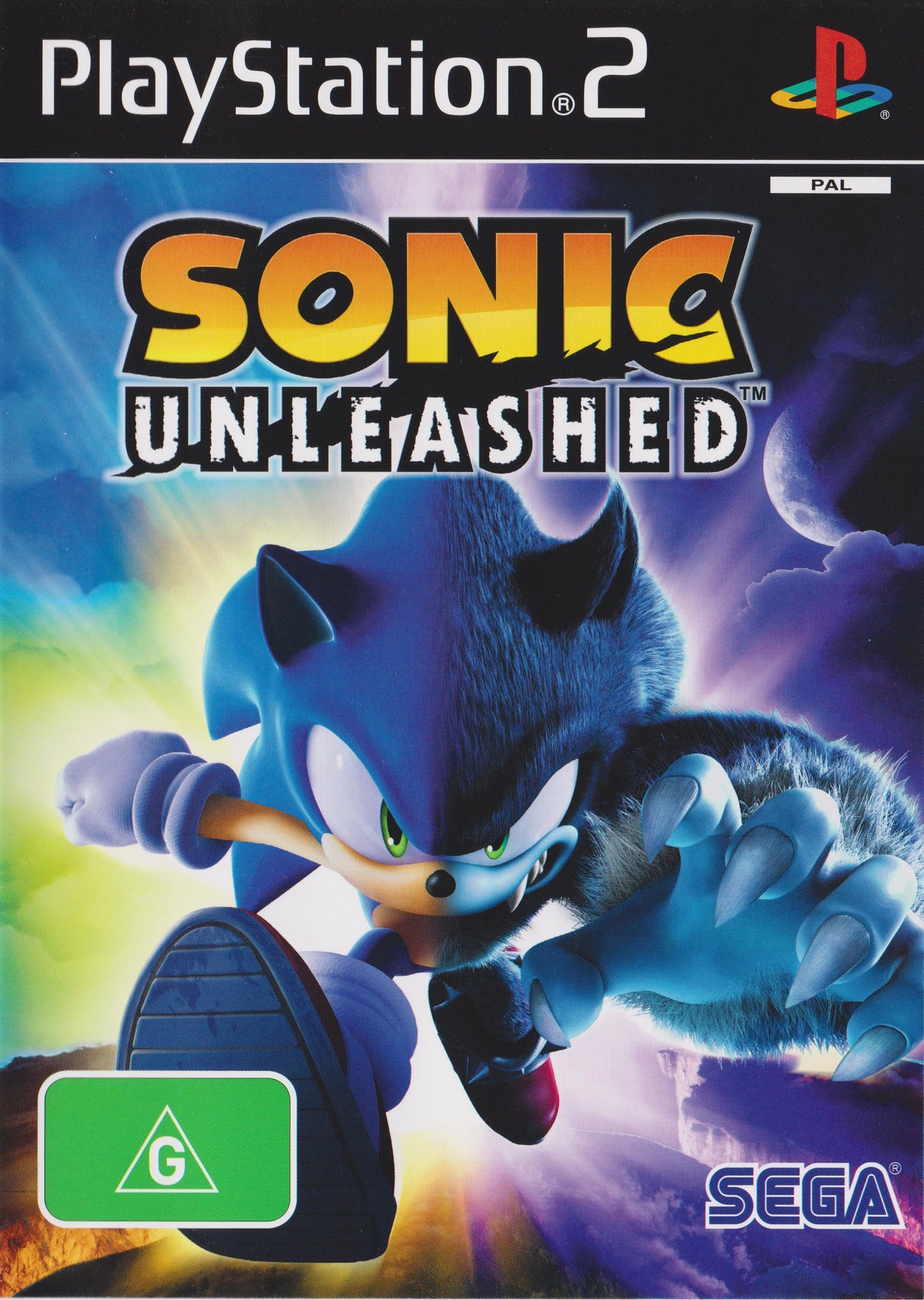 Sonic Unleashed Playstation 2 PS2 Game PAL
