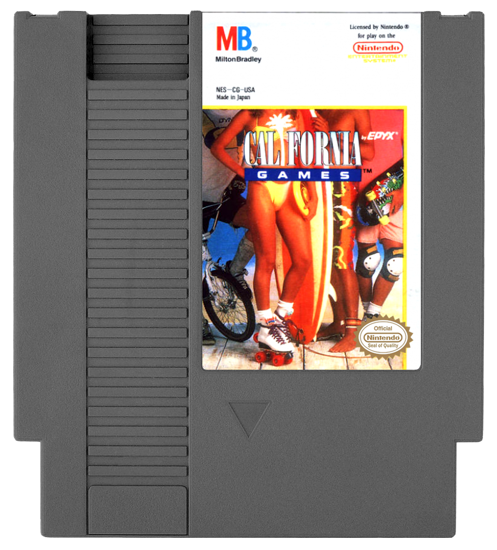 California Games Sega Mega Drive Cartridge PAL