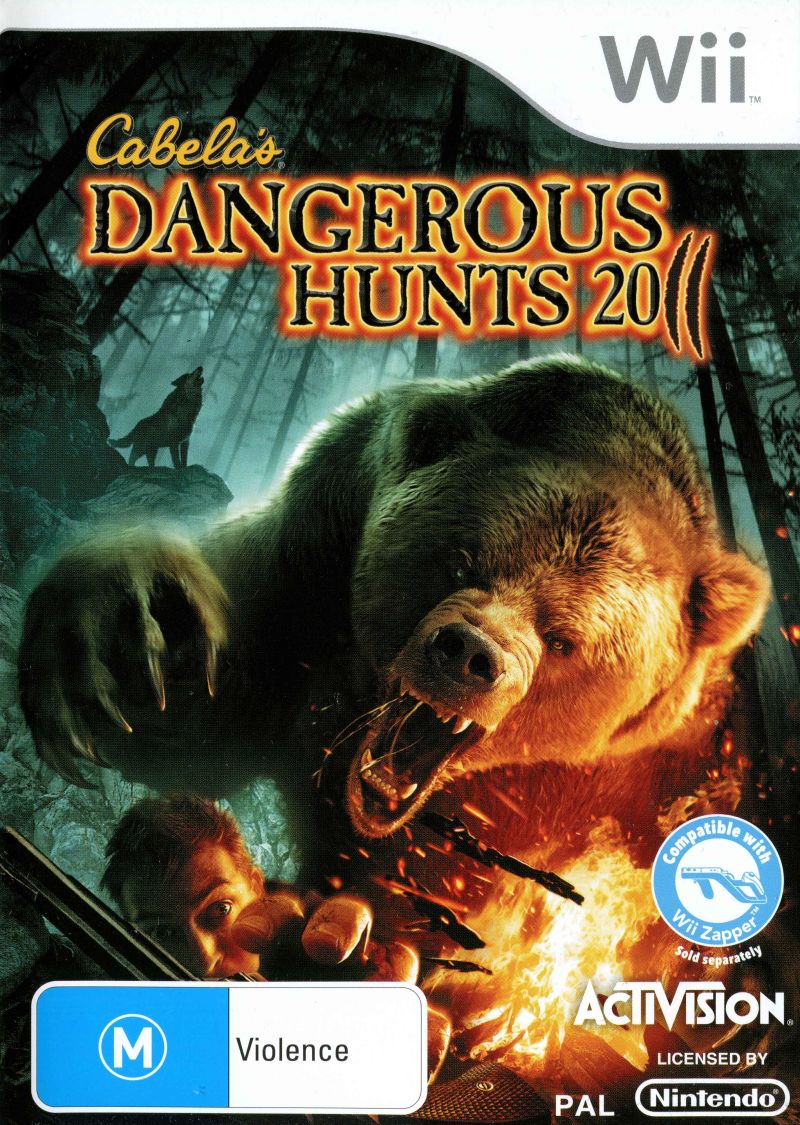 Cabela's Dangerous Hunts 2011 Nintendo Wii Game PAL