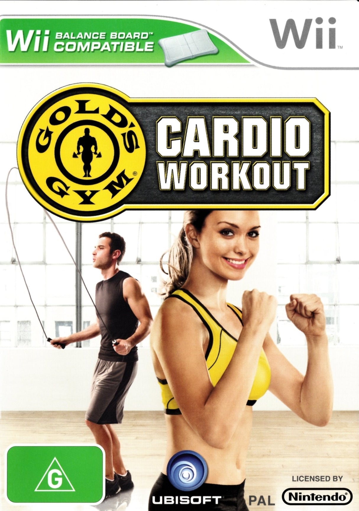 Gold's Gym: Cardio Workout Nintendo Wii Game PAL