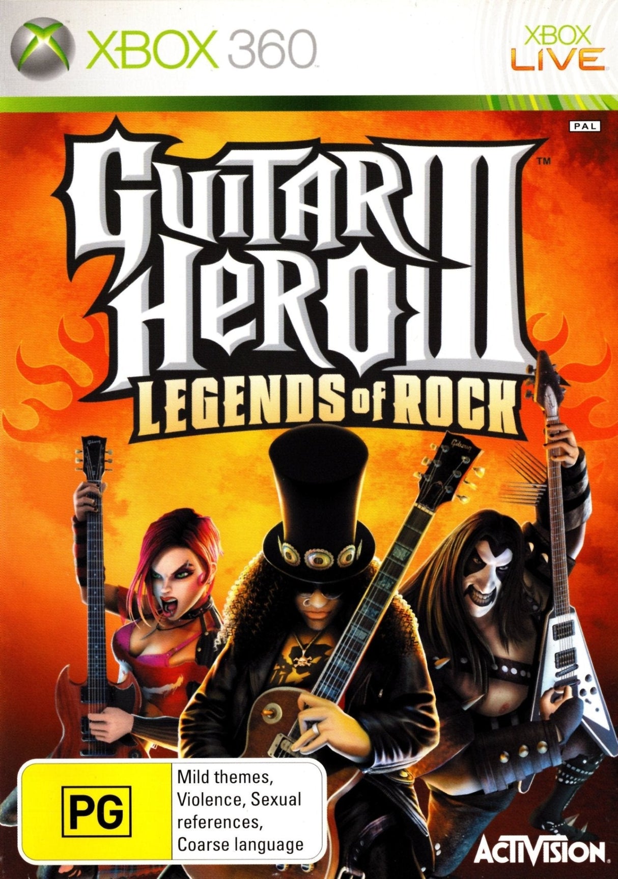 Guitar Hero III: Legends of Rock Xbox 360 Game PAL