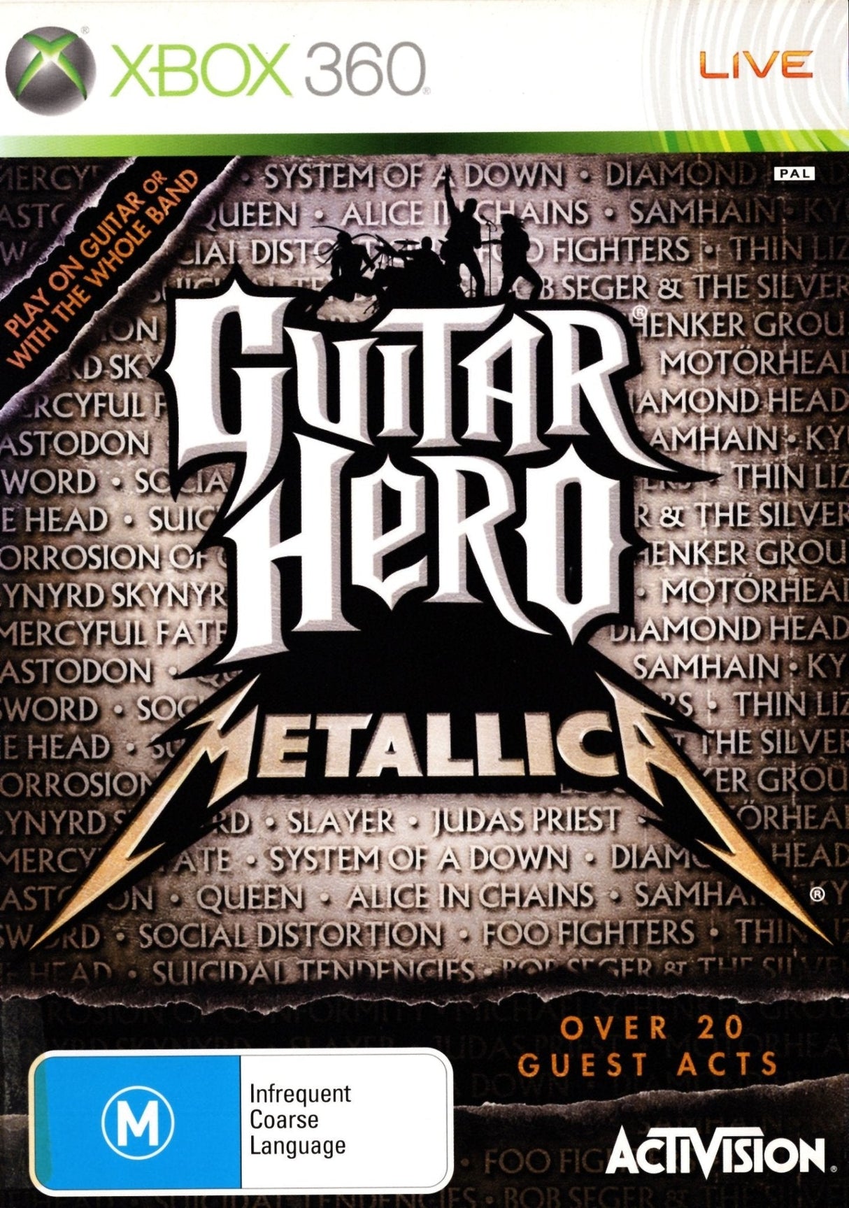 Guitar Hero: Metallica Xbox 360 Game PAL