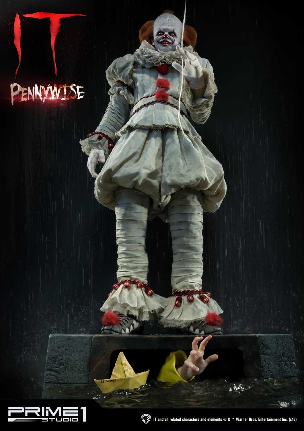 Prime 1 Studio It 2017 Pennywise 1/2 Scale Statue Figure Large 283/500