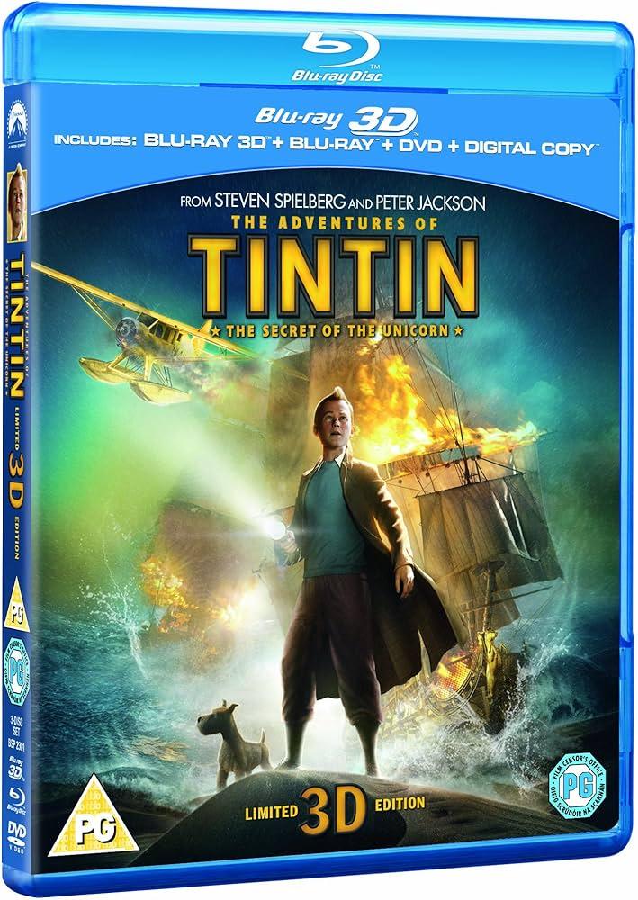 The Adventures Of Tintin The Secret Of The Unicorn Blu-ray