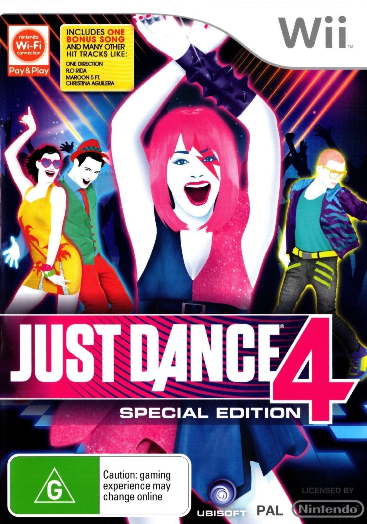 Just Dance 4 Nintendo Wii Game PAL