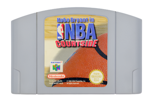 Kobe Bryant in NBA Courtside Nintendo 64 N64 Game Cartridge PAL