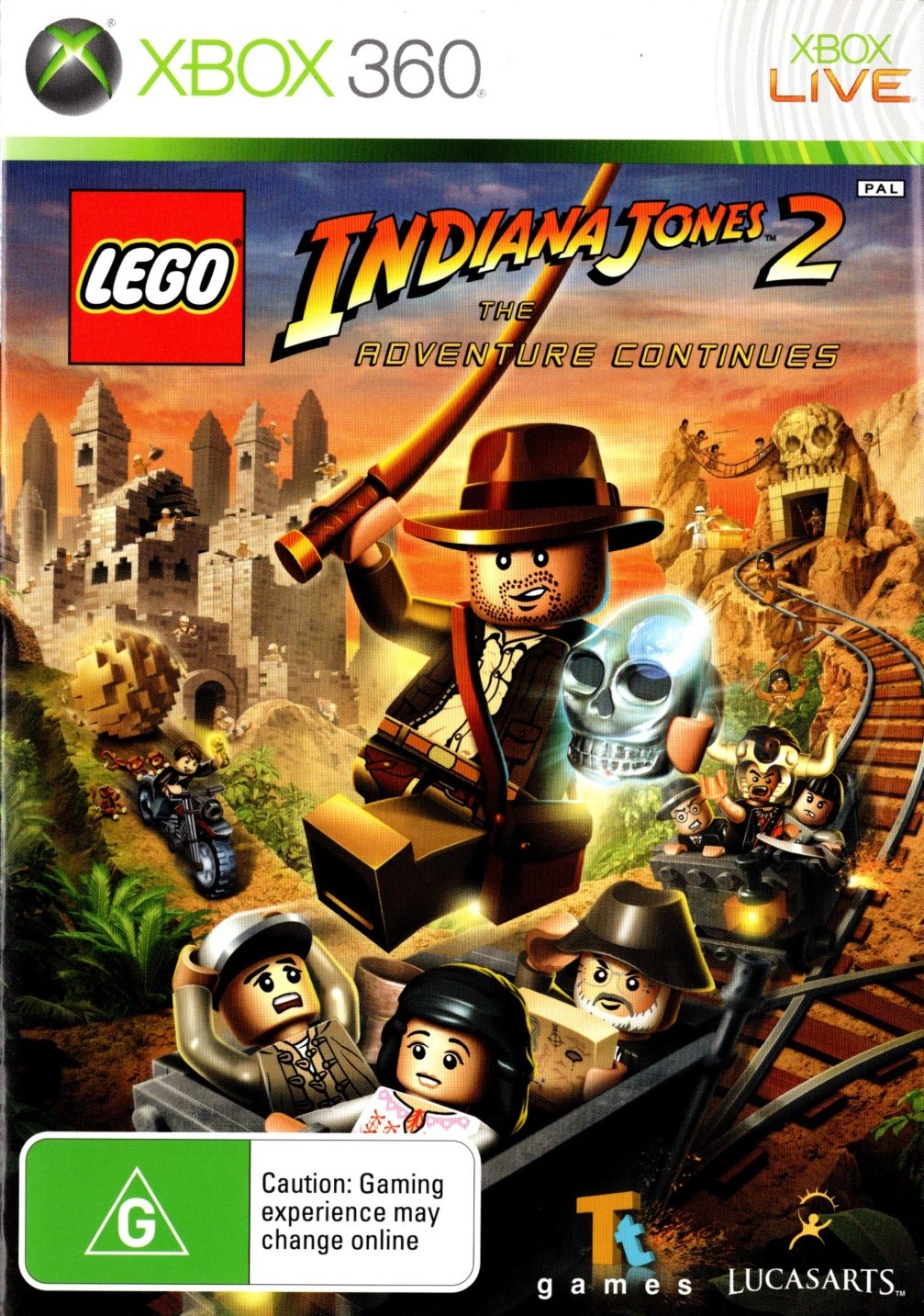 LEGO Indiana Jones: The Original Adventures/Kung Fu Panda Dual Pack Xbox 360 Game PAL