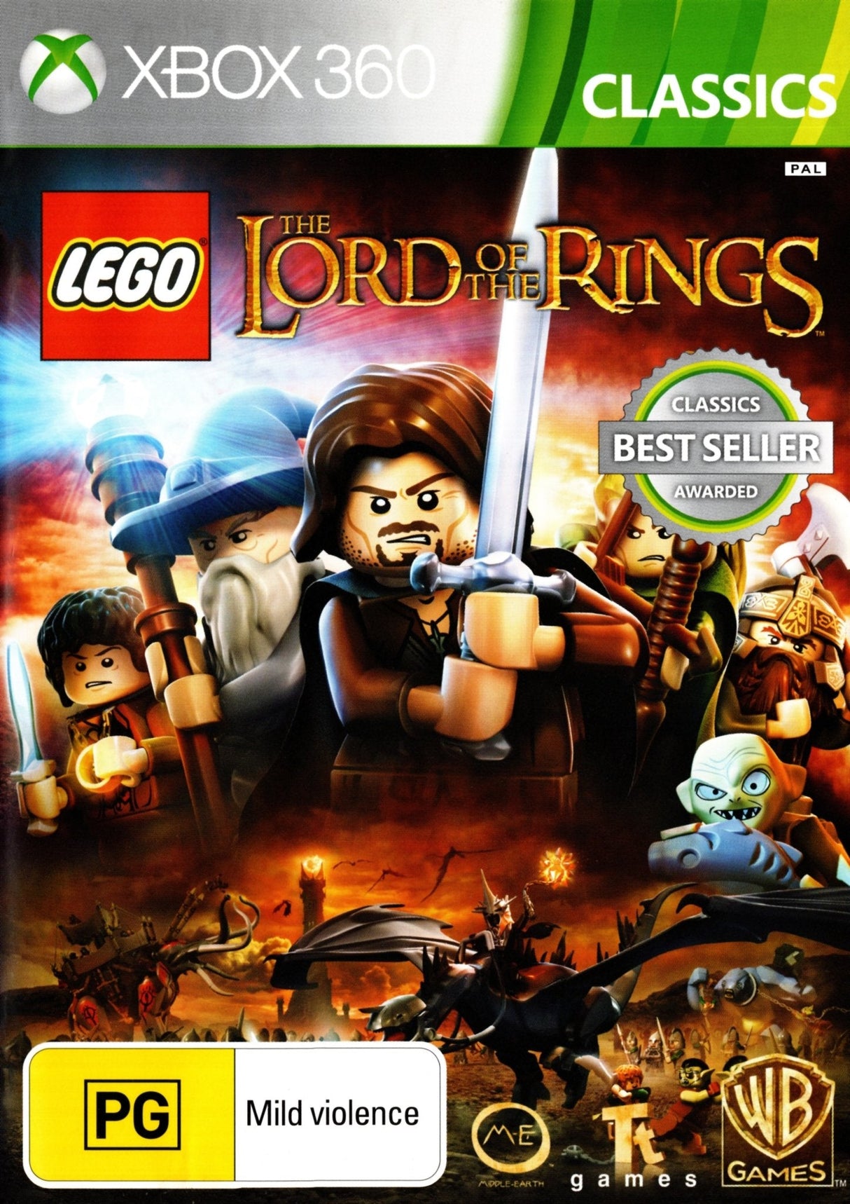 LEGO The Lord of the Rings Xbox 360 Game PAL