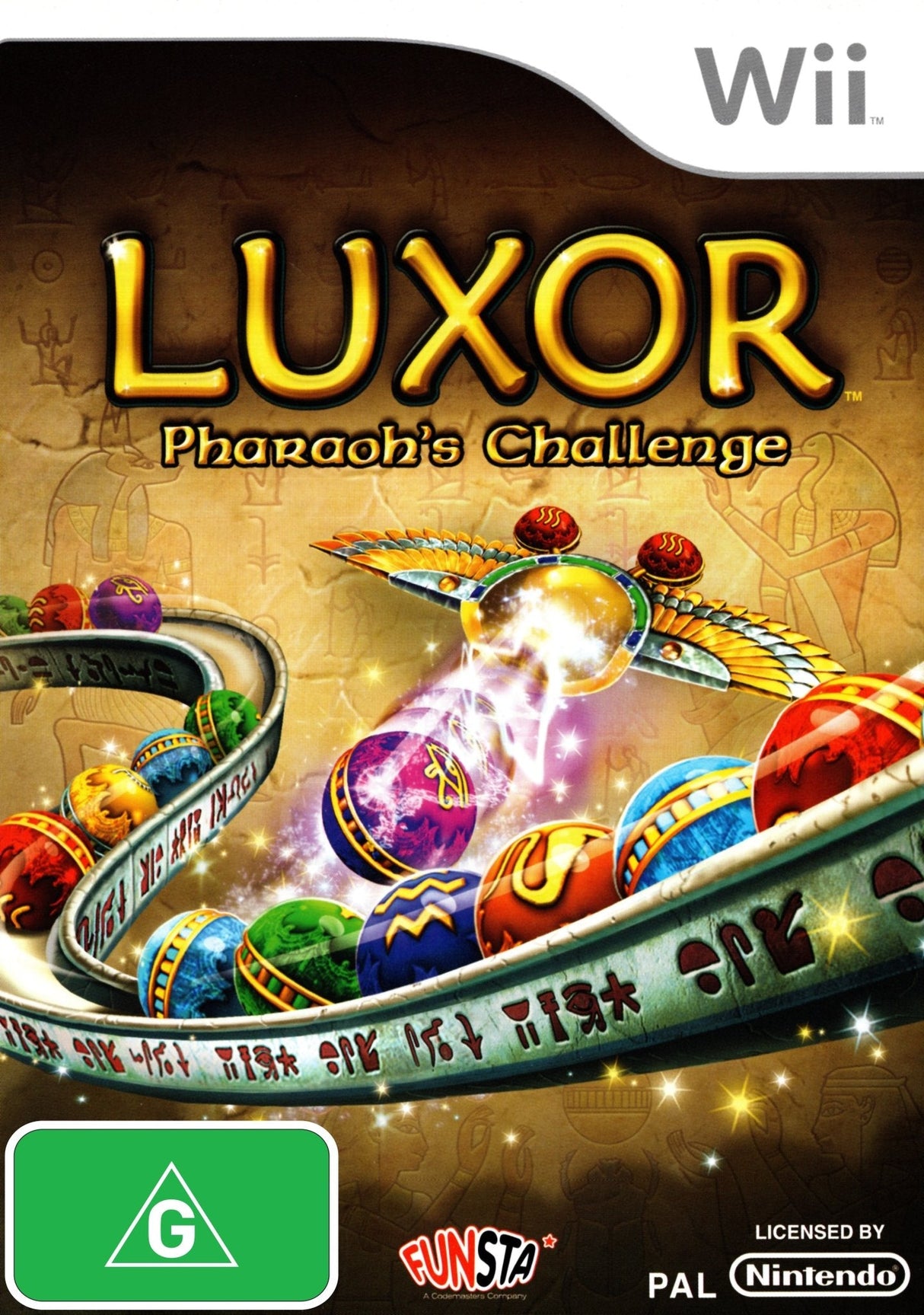Luxor: Pharaoh's Challenge Nintendo Wii Game PAL