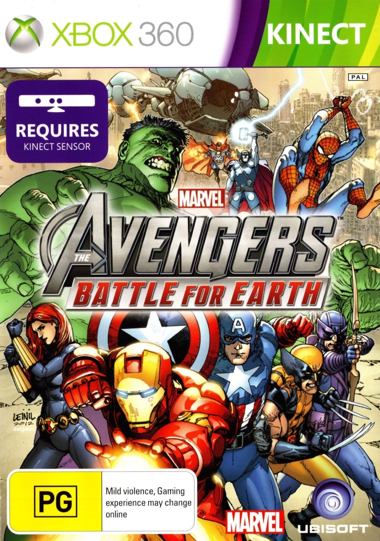 Marvel Avengers: Battle for Earth Xbox 360 Game PAL
