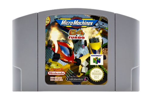 Micro Machines 64 Turbo Nintendo 64 N64 Game Cartridge PAL