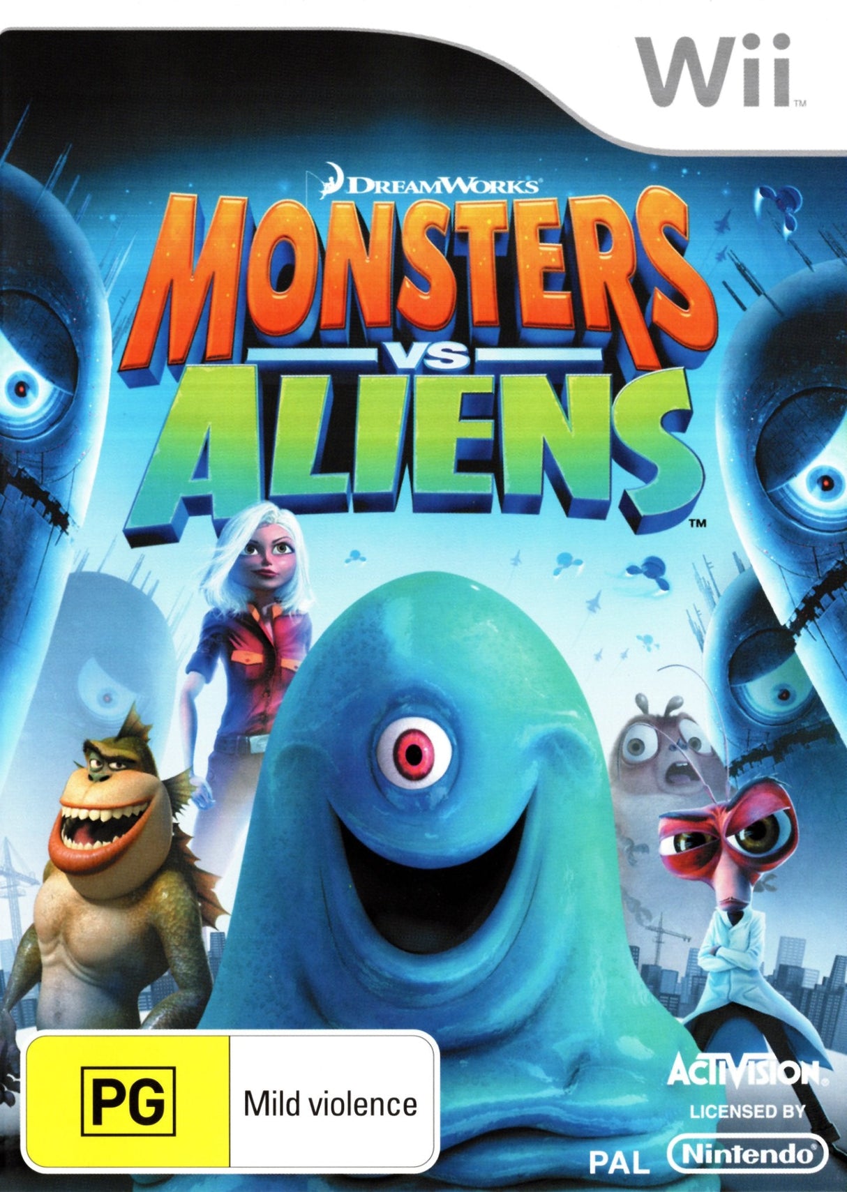 Monsters vs. Aliens Nintendo Wii Game PAL