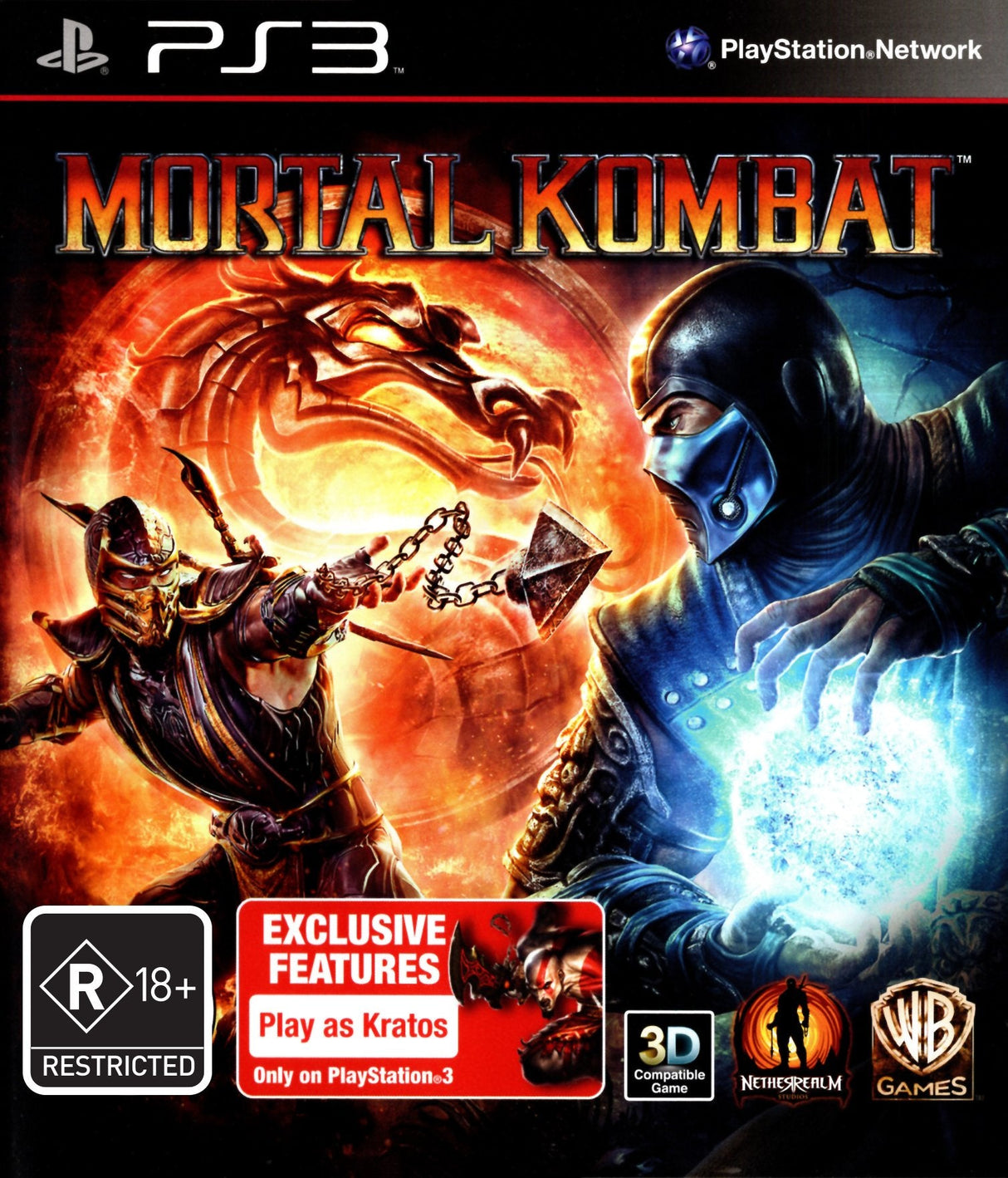 Mortal Kombat Playstation 3 PS3 Game PAL