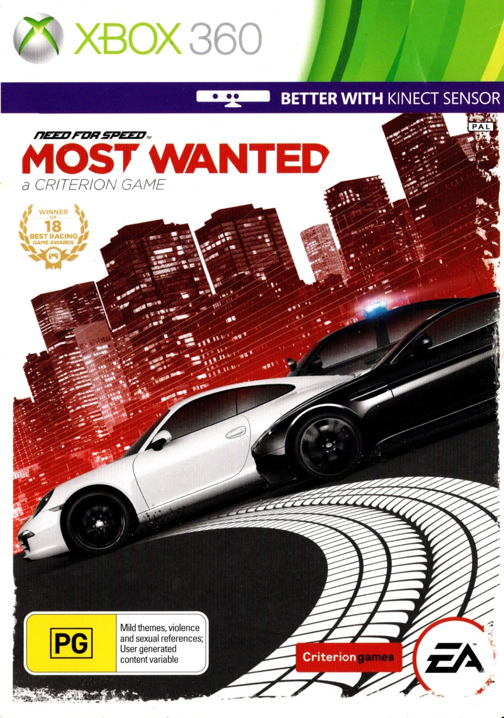 Need for Speed: Most Wanted 2012 Xbox 360 Game PAL