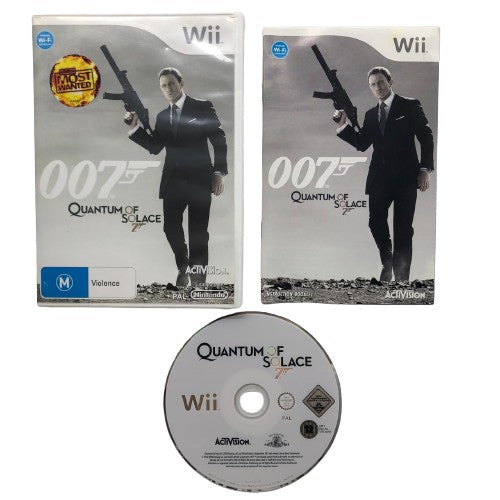 007 Quantum Of Solace Nintendo Wii Game + Manual PAL