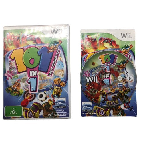 101 In 1 Party Megamix Nintendo Wii Game + Manual PAL